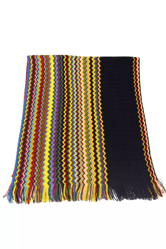 

Многоцветный шерстяной мужской шарф Missoni