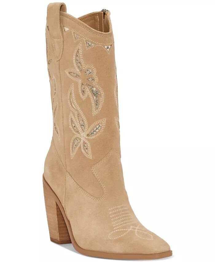 

Женские ковбойские сапоги Alisah до середины икры Vince Camuto, бежевый