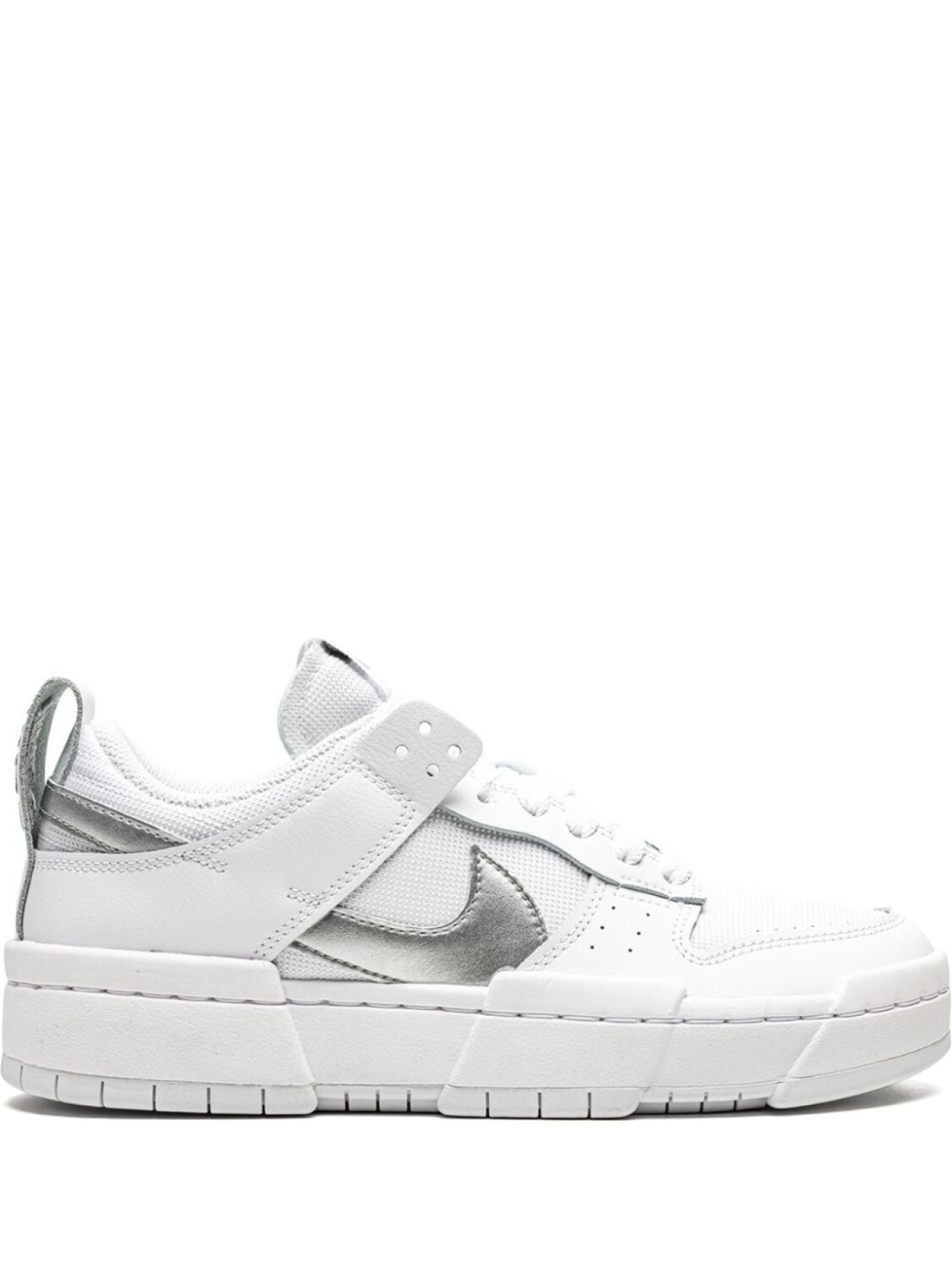 

Кроссовки Nike Dunk Low Disrupt, белый/серебристый
