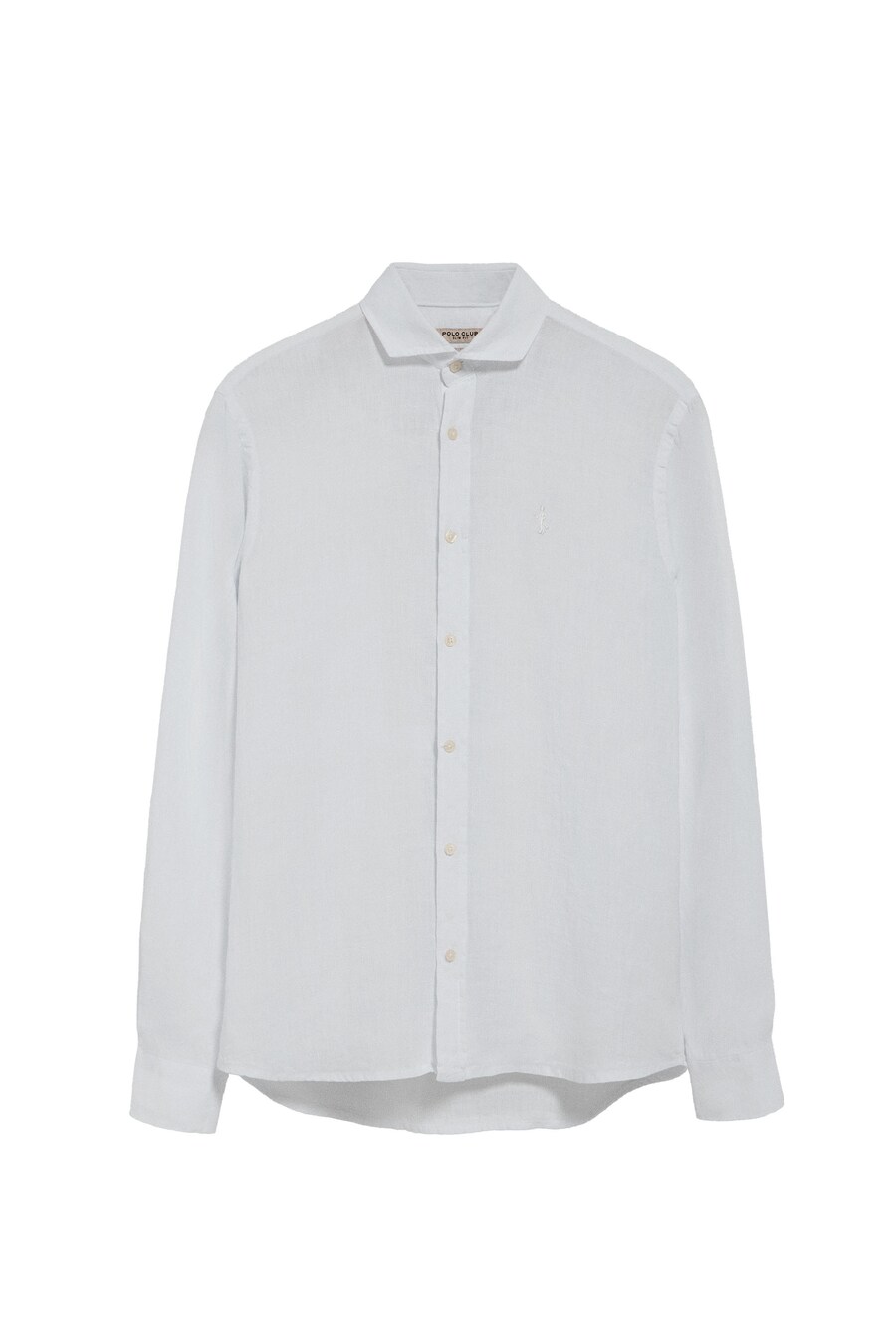 

Рубашка Slim Fit на пуговицах Polo Club, белый
