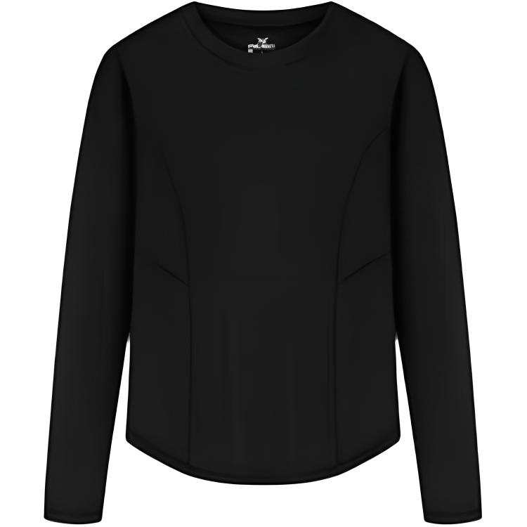 

361° Футболка женская Grade черная с круглым вырезом, умеренно прямого кроя, Черный, 361° Футболка женская Grade черная с круглым вырезом, умеренно прямого кроя