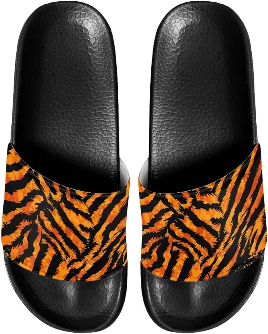 

Сандалии-шлепанцы Mintulipy унисекс для взрослых, летние тапочки для женщин и мужчин, нарядные и удобные женские сандалии, Tiger Skin