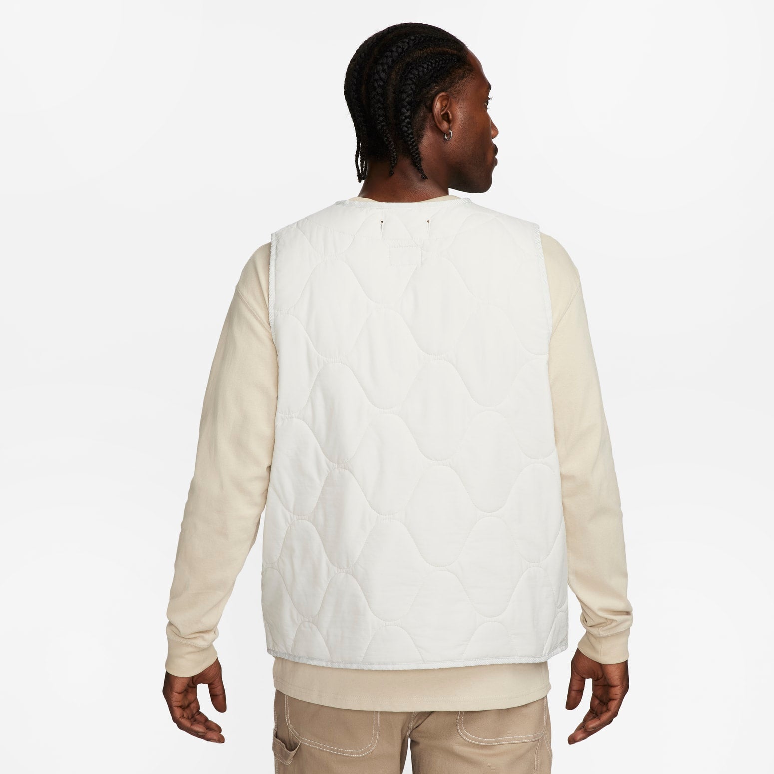 Военный жилет Nike Life Woven Military Vest, цвет «светло-бежевый белый» — фото 2