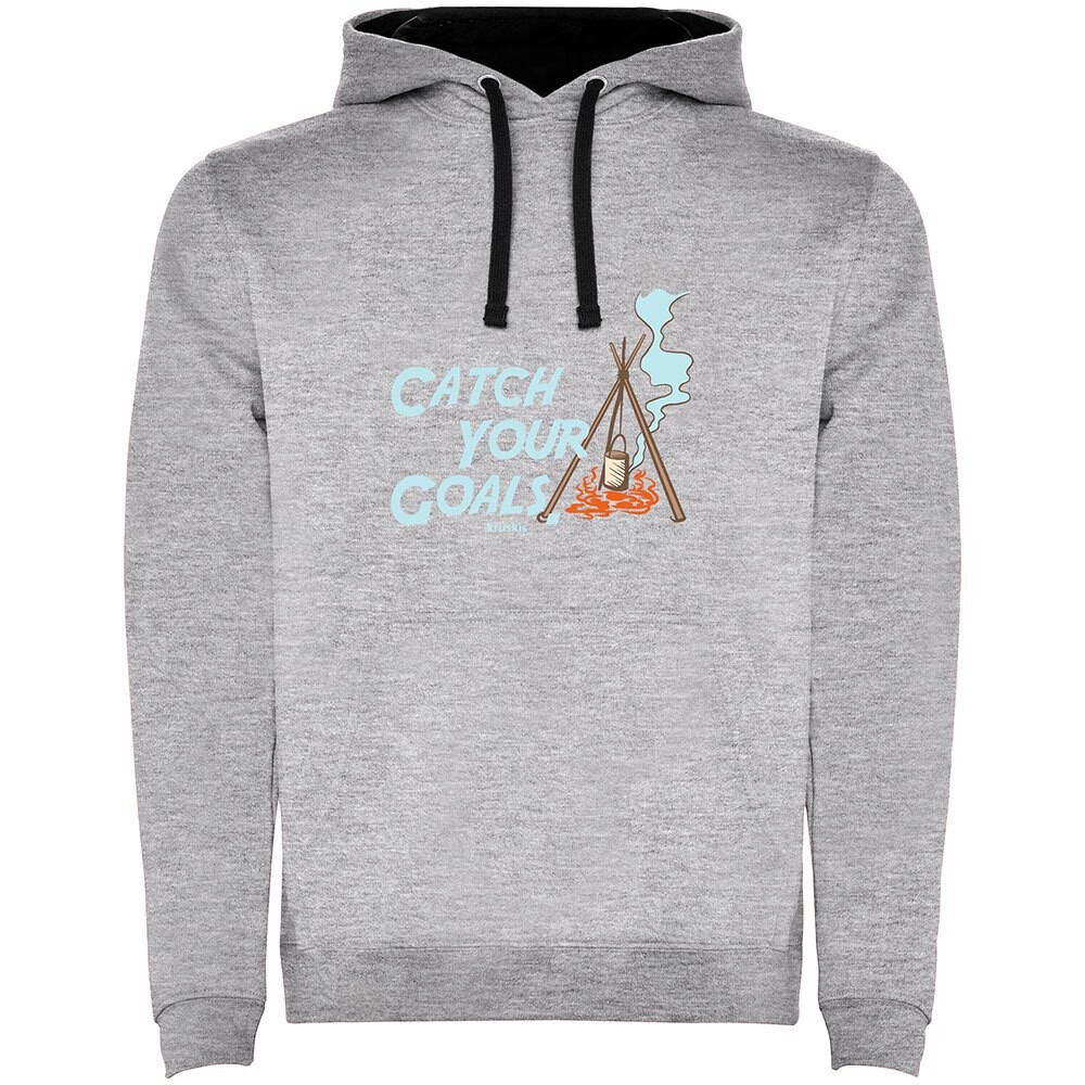 

Худи Kruskis Catch Your Goals Bicolor, серый
