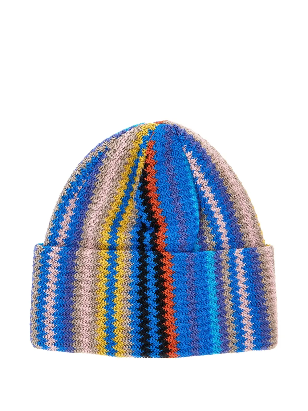

Полосатая вязаная шапка Missoni, синий