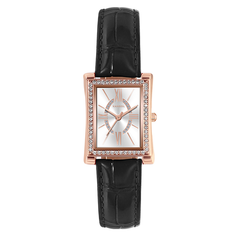 

KANGOL Часы Women's Watch, Mother of Pearl Watch Dial Black[Custom Box+Imported Movement]