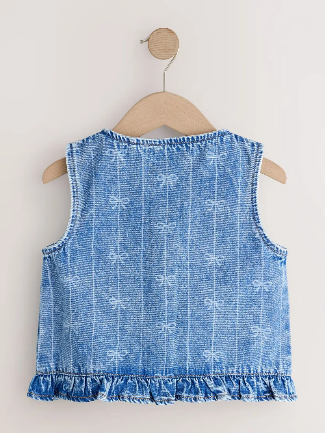 Жилет Next, Blue Denim/Light Blue — фото 2