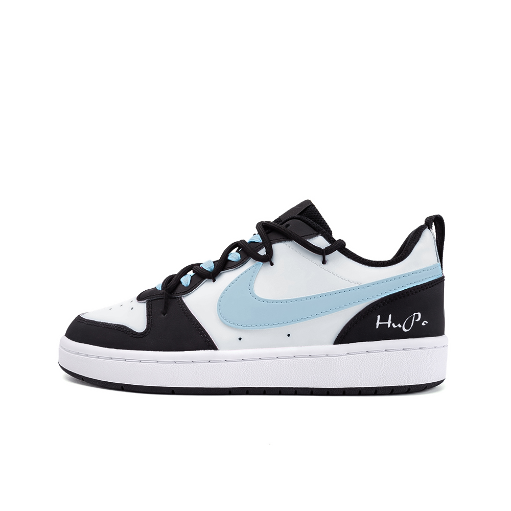 

Кроссовки Nike Court Borough Skateboard Shoes Women's Low-Top Blue, Синий, Кроссовки Nike Court Borough Skateboard Shoes Women's Low-Top Blue