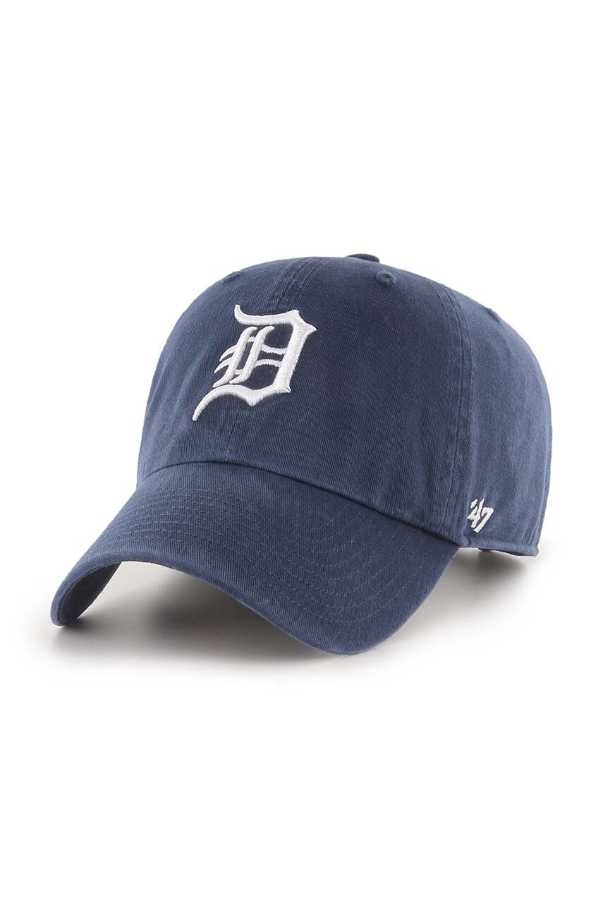 

Хлопковая бейсболка 47 бренда MLB Detroit Tigers 47 Brand, темно-синий