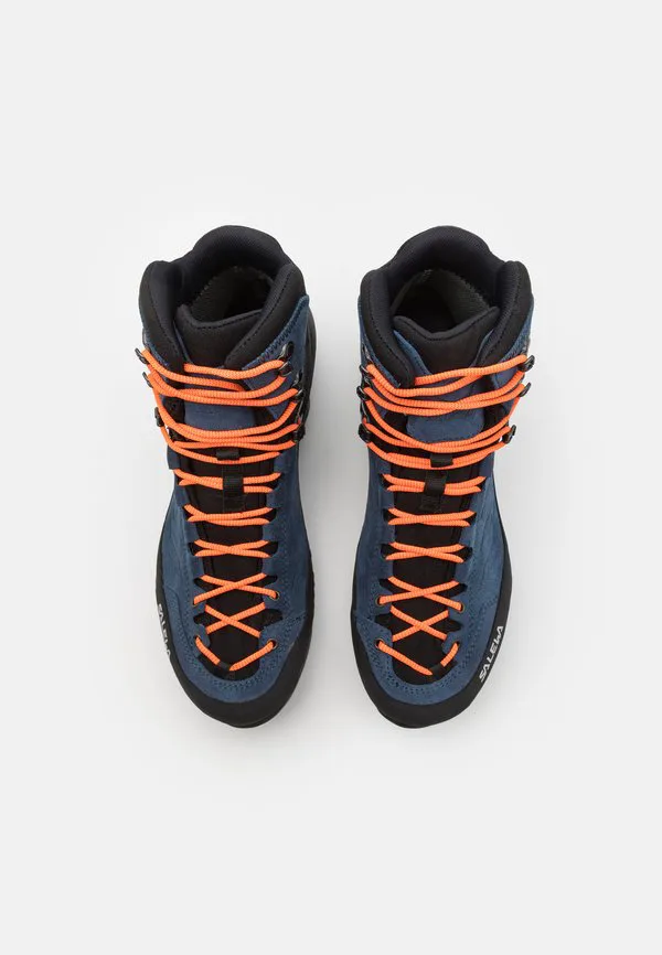 Кроссовки для походов ms mountain trainer mid gore-tex Salewa, Dark Denim/Black — фото 4