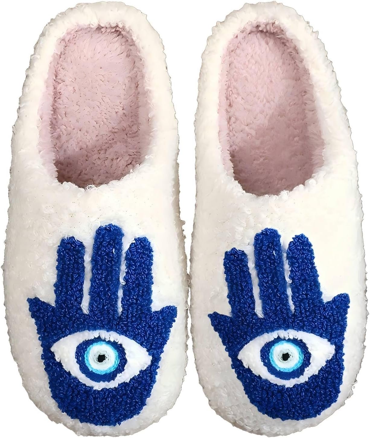 

Женские и мужские тапочки с мягкой вставкой из мемори-пены, пушистые, теплые и комфортные, легкие, для дома и улицы, для пар Edobao, Hand Eyes