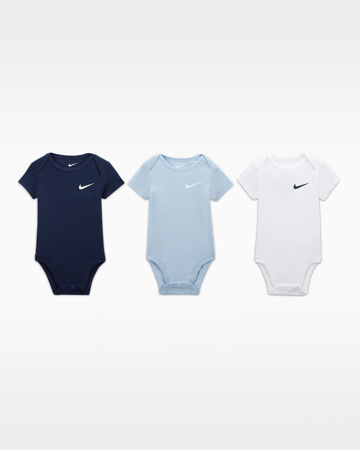 Baby (0-6M) Боди (3 шт) Nike Mini Me, Midnight Navy