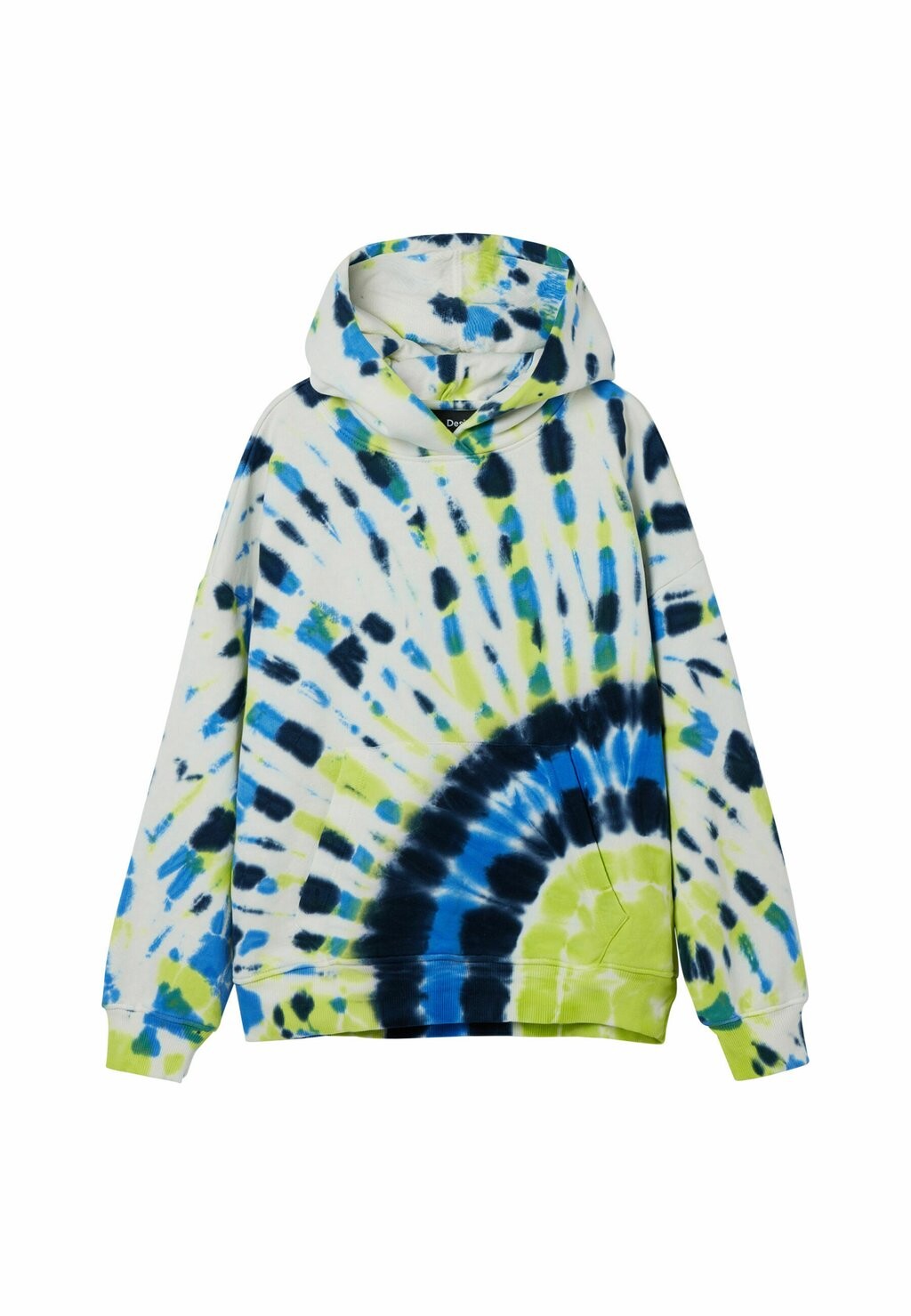 

Худи OVERSIZE TIE-DYE Desigual, цвет blue