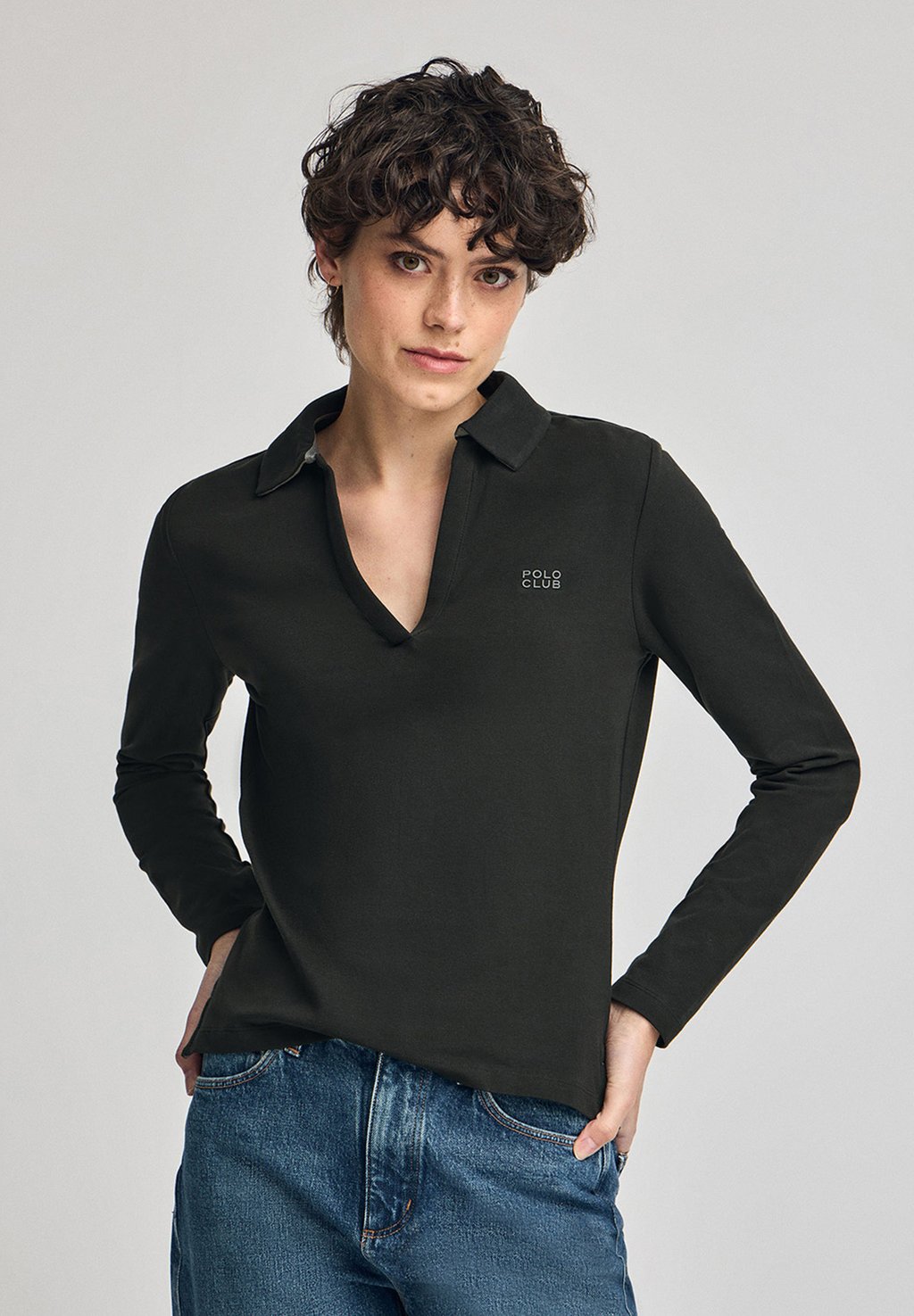 

Поло SLIM FIT Polo Club, черный