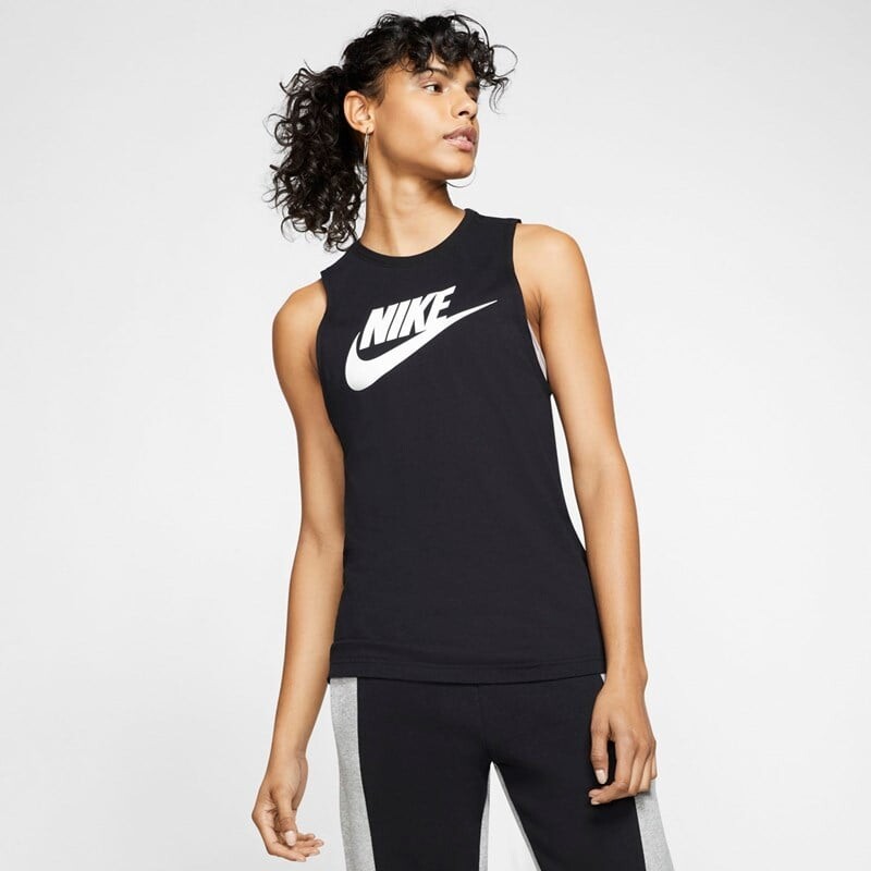 

Женская майка спортивная Nike, черный