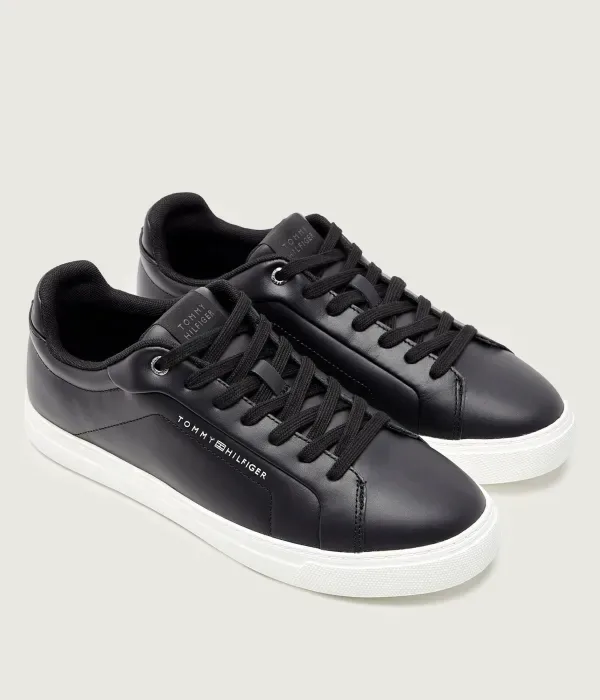 Кроссовки из кожи ICON COURT LIGHT PREMIUM Tommy Hilfiger, черный — фото 3