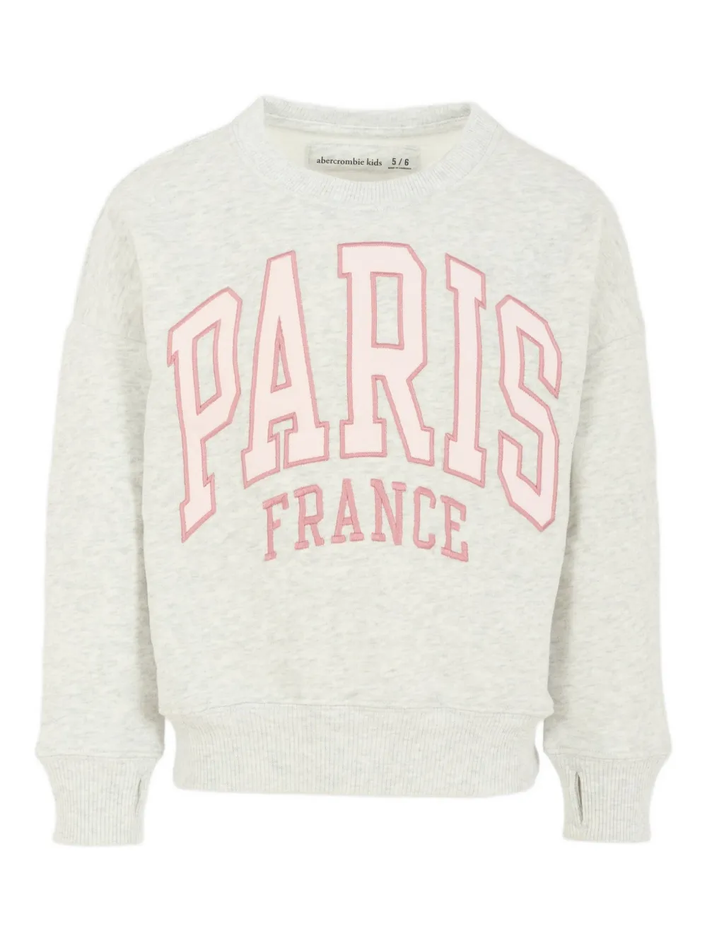 

Свитшот с круглым вырезом ABERCROMBIE FITCH KIDS, серый