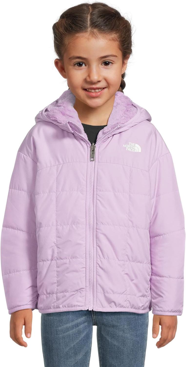 

Двусторонняя куртка Shasta с капюшоном и застежкой-молнией The North Face Kids, Lite Lilac