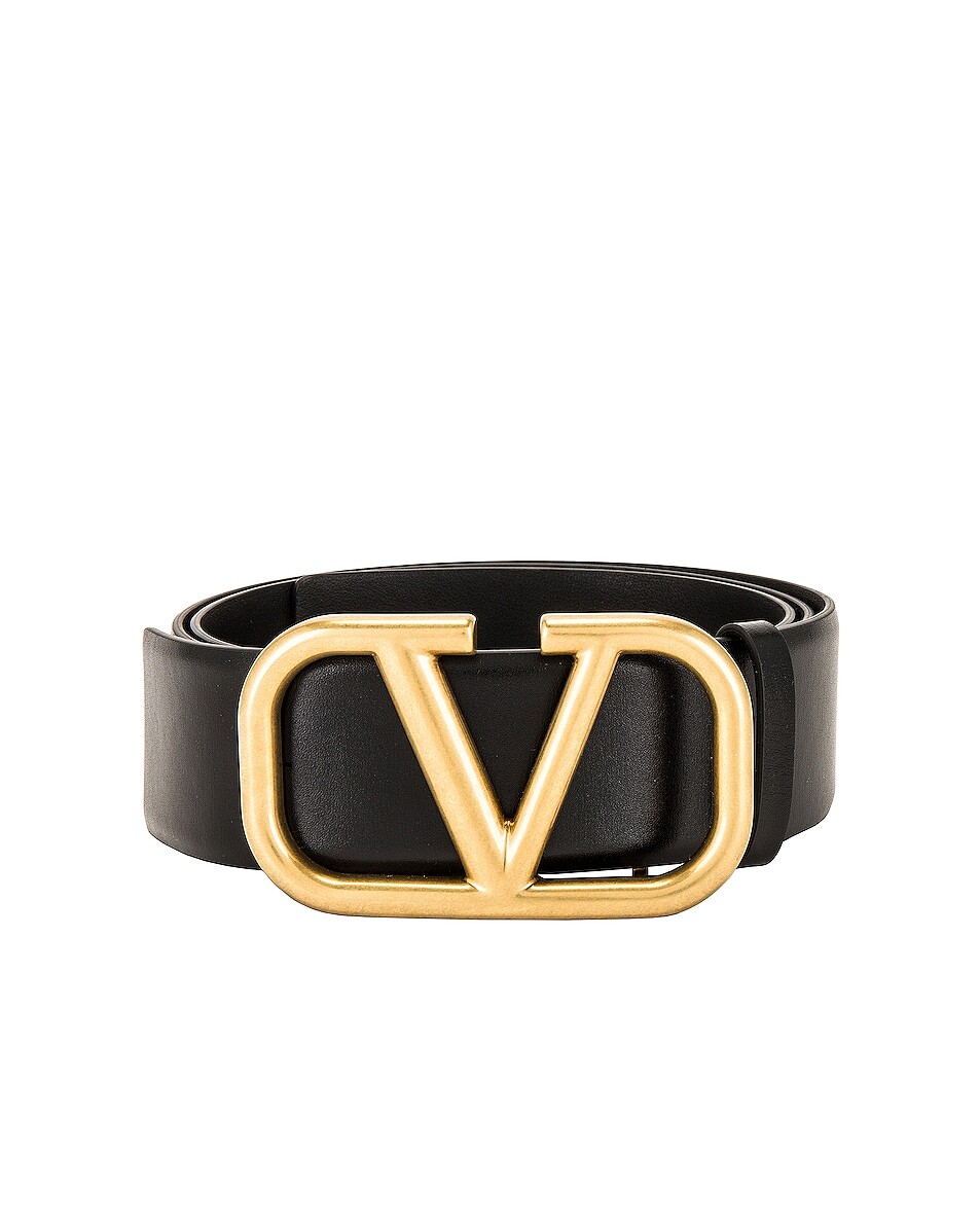 

Ремень Valentino Garavani Valentino Garavani Buckle, черный