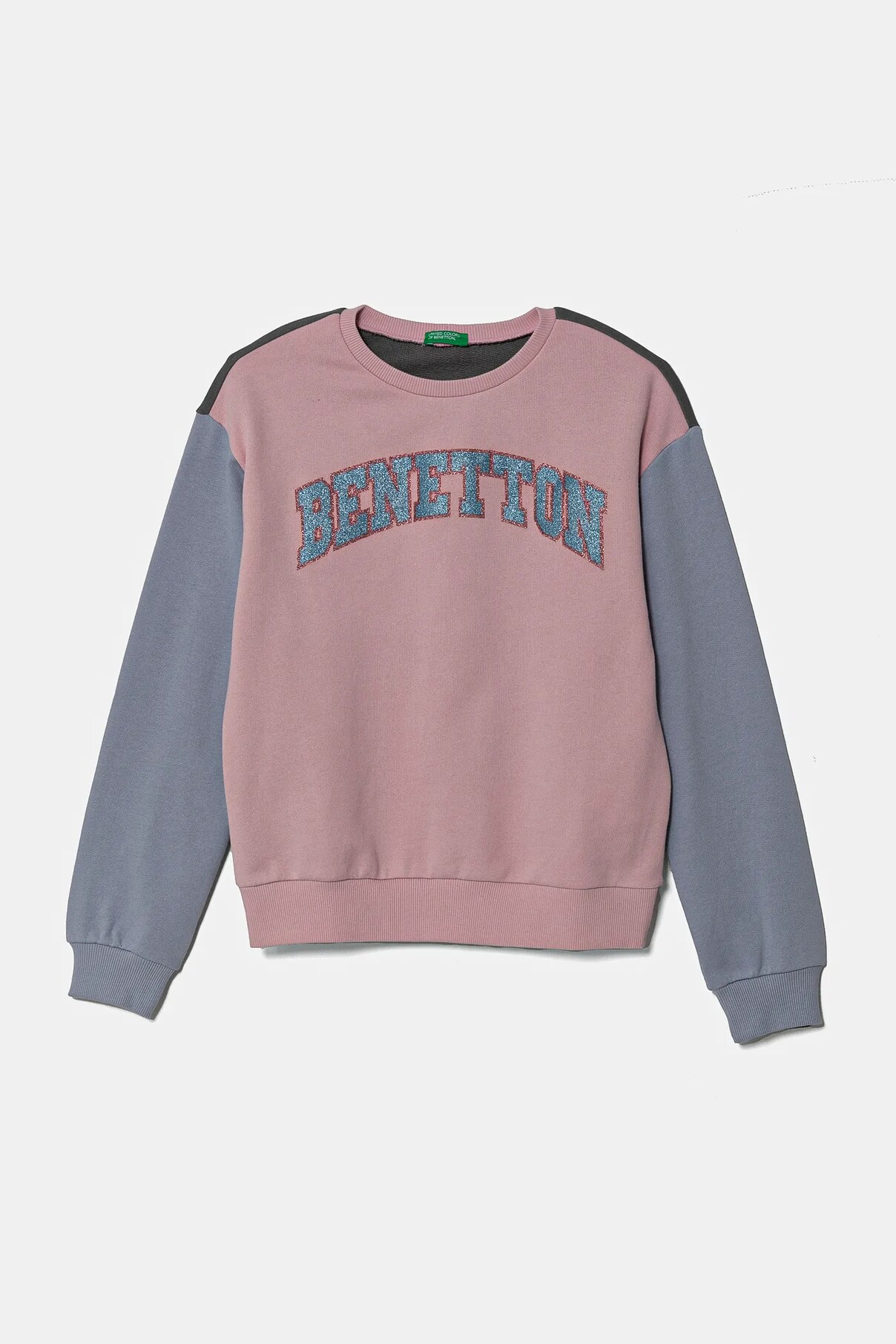 

Детская хлопковая толстовка United Colors Of Benetton, розовый