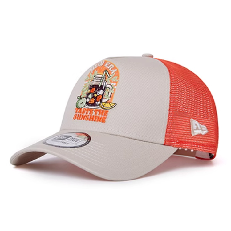 

New Era Бейсболка из полиэстера и хлопка унисекс лаймово-серого цвета, Lime Gray