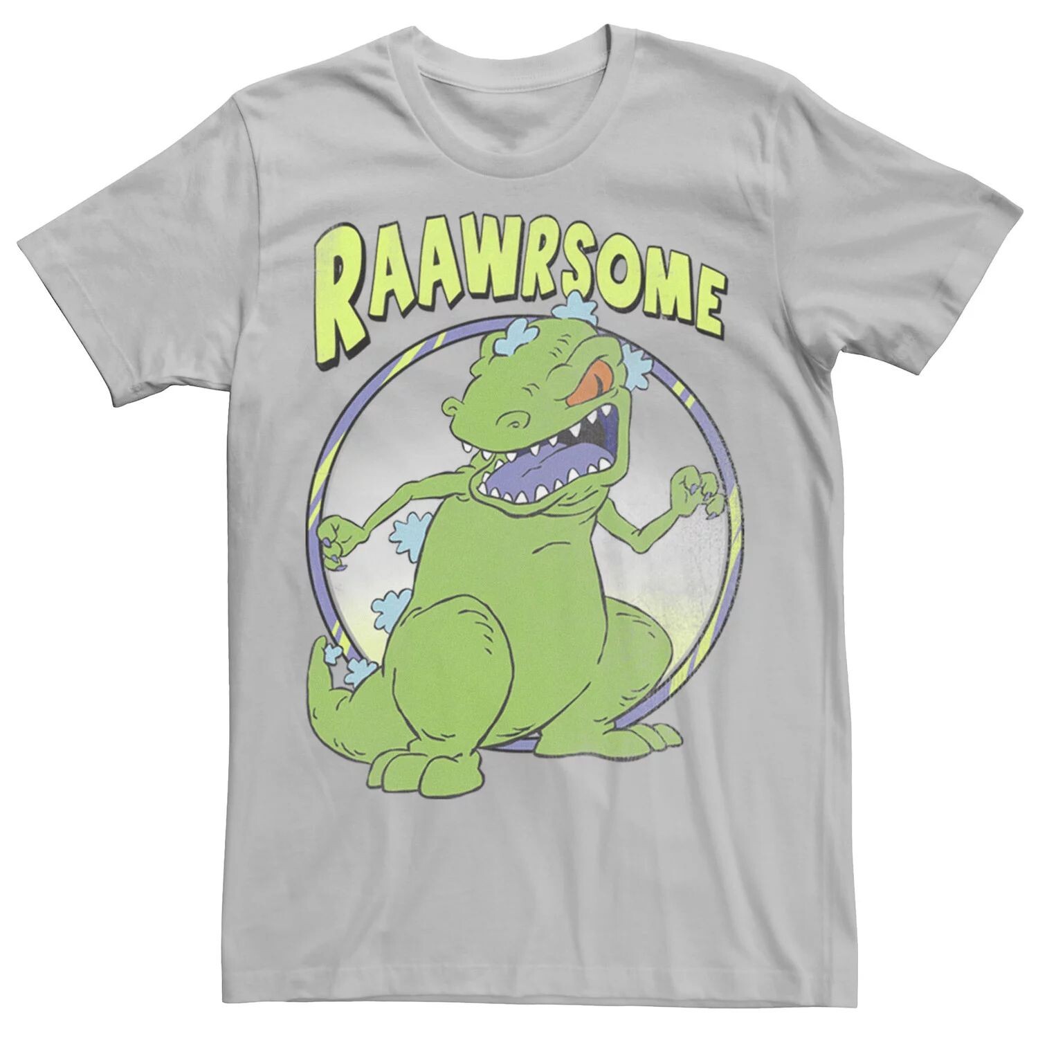 

Мужская футболка RugRats Reptar Raawrsome Licensed Character
