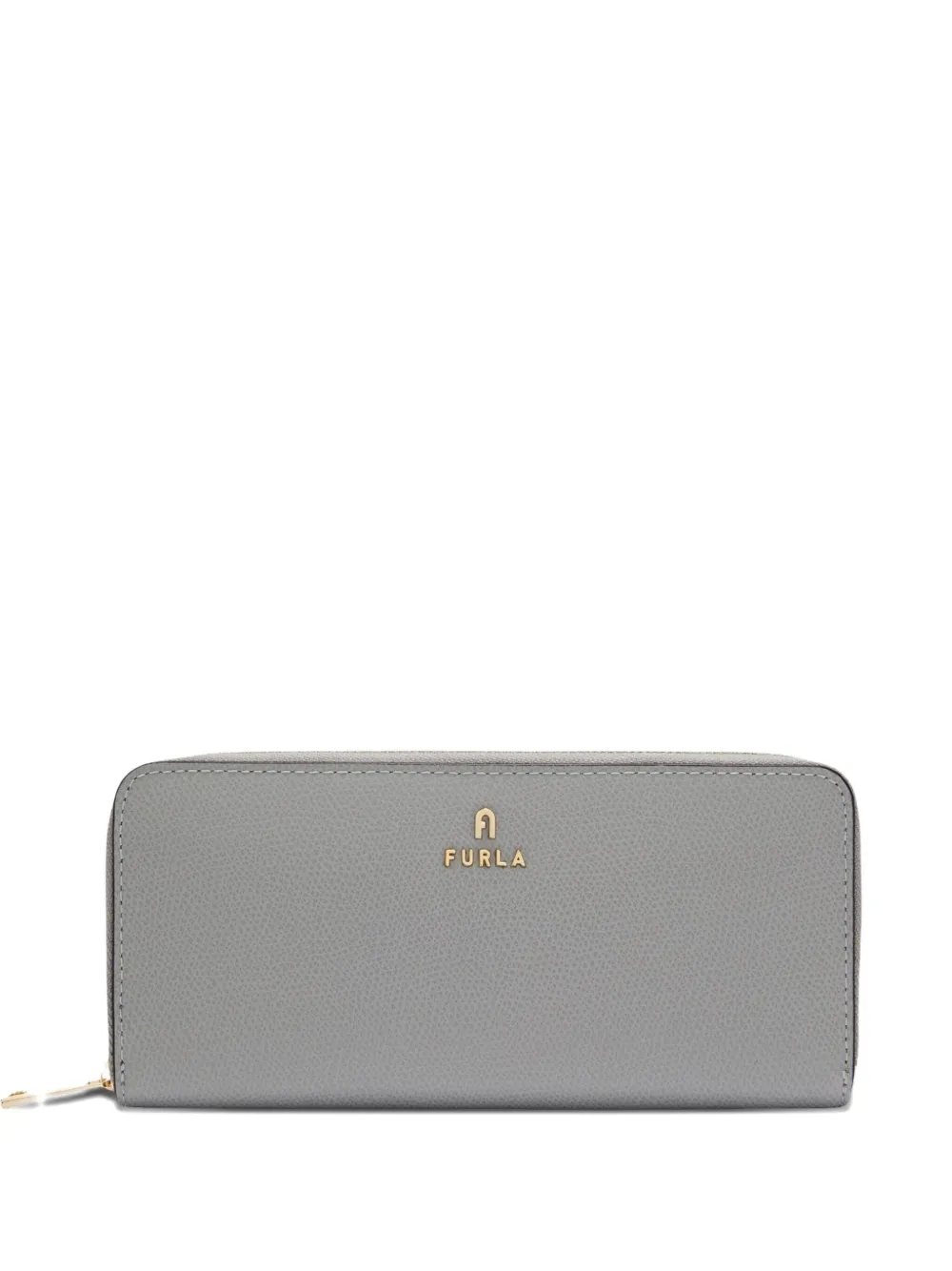 

Кожаный кошелек Camelia с круговой застежкой-молнией Furla, серый