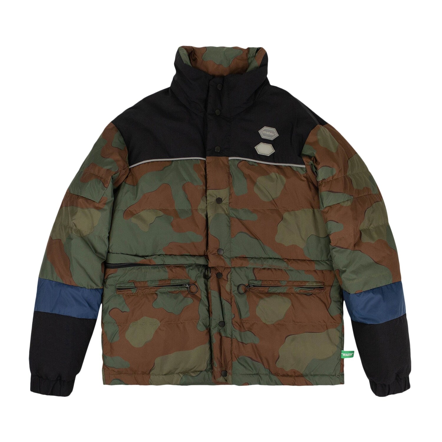 

Пуховик Off-White с наполнителем Камуфляж