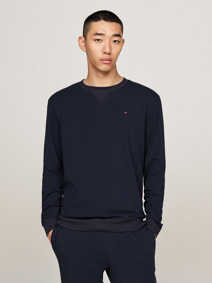 

Лонгслив Tommy Hilfiger, темно-синий