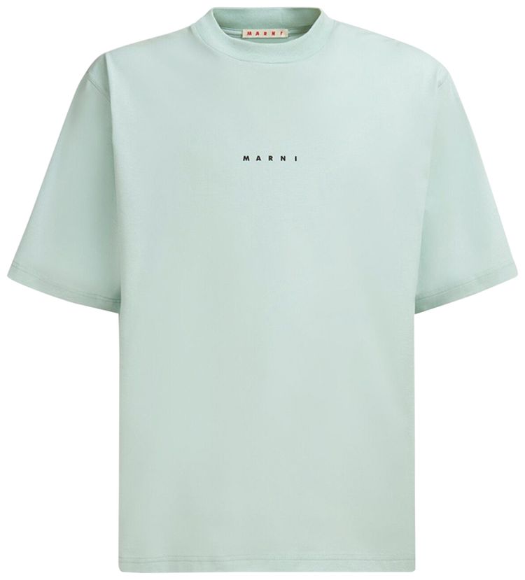 

Футболка Marni Logo T-Shirt 'Linden', зеленый