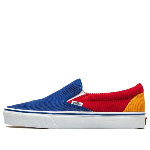 

Кроссовки classic slip-on 'corduroy - primary' Vans, красный