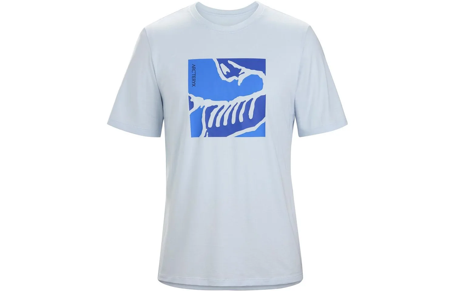 Футболка ERIS мужская с круглым вырезом, умеренно прямой крой Arcteryx, Ether Blue/Ultramarine Blue/Ether/Vitality