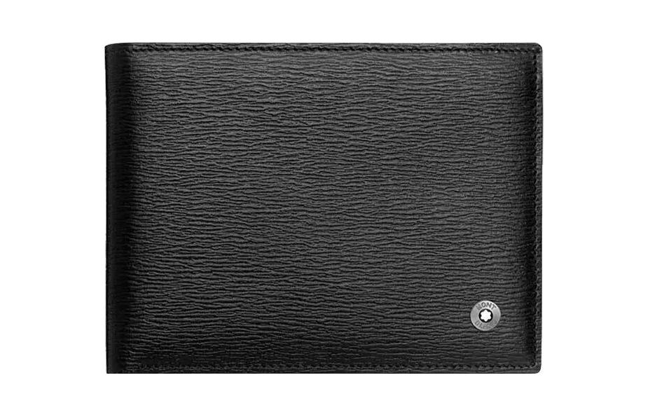 

MONTBLANC Кожаный бумажник мужской черный