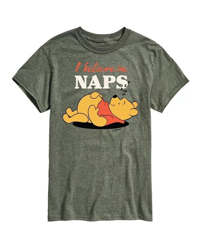 

Мужская футболка с короткими рукавами Hybrid Apparel Winnie the Pooh Naps AIRWAVES, зеленый
