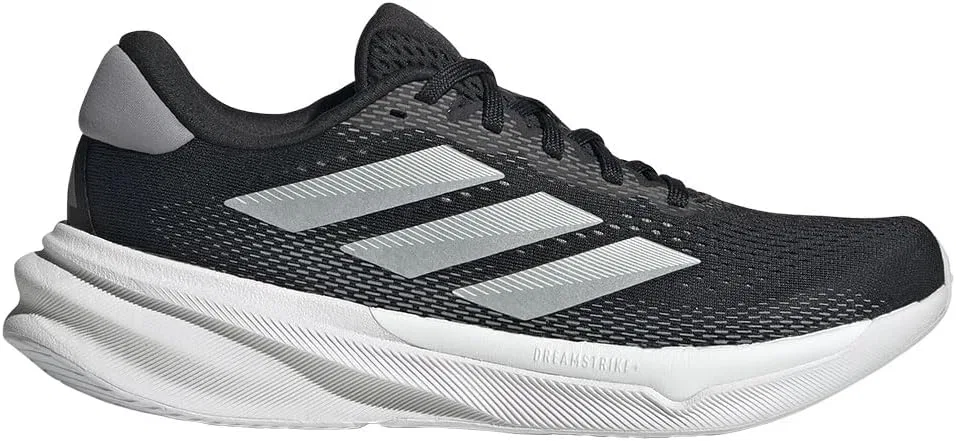 Женские беговые кроссовки Adidas Supernova, цвет черный/белый/серый