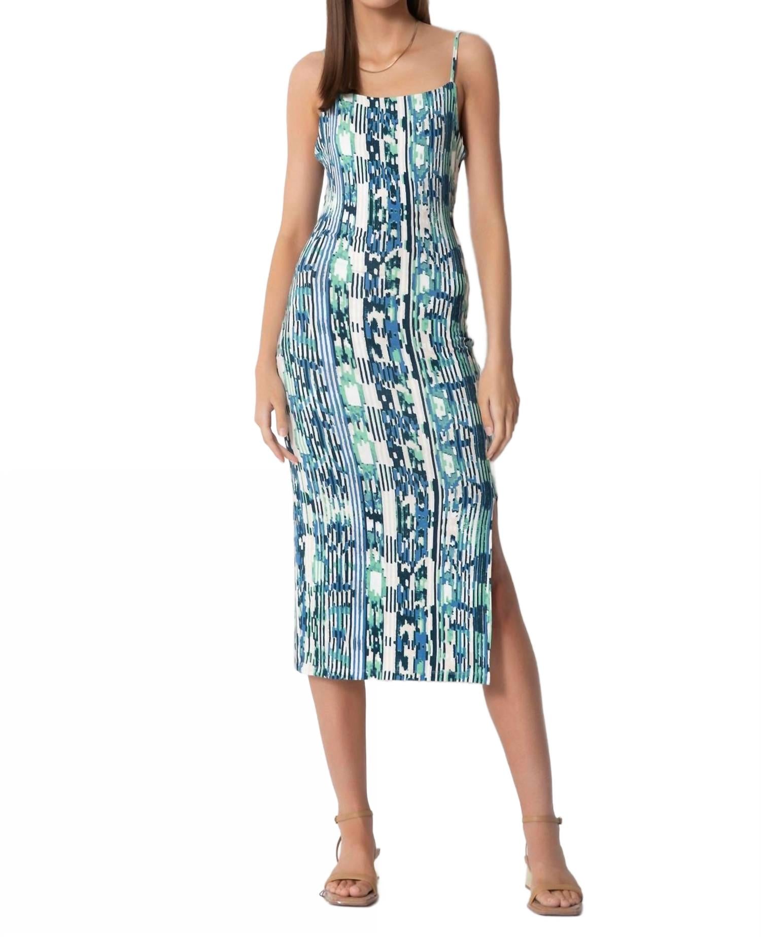 

Платье Jayci в океаническом икате Tart Collections, Ocean Ikat