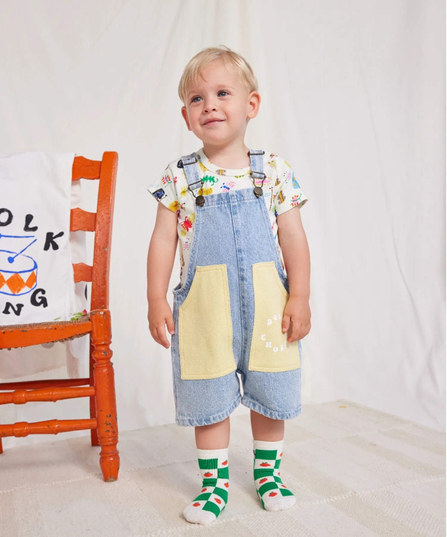 Короткий комбинезон Baby Bobo Choses Circle