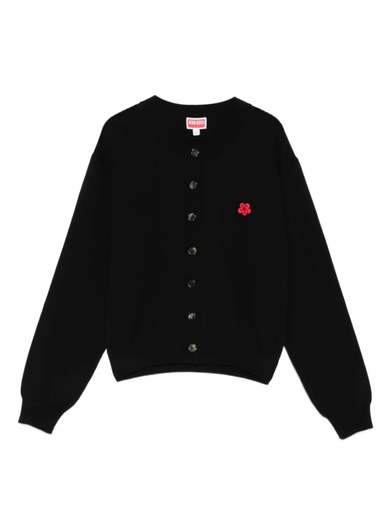

Кардиган Kenzo Boke Flower на пуговицах, черный