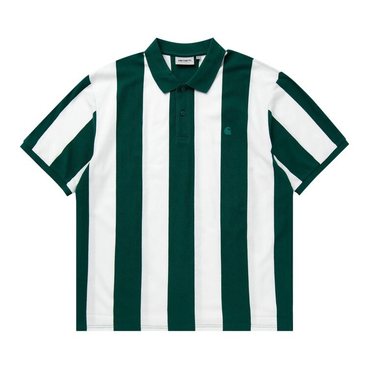 

Поло Carhartt WIP Hinton Polo, зеленый