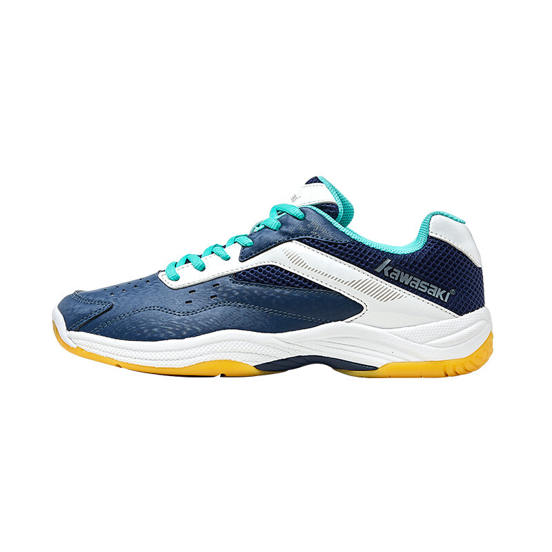 

Кроссовки Kawasaki Badminton Shoes Unisex Low-top White/Navy, темно-синий