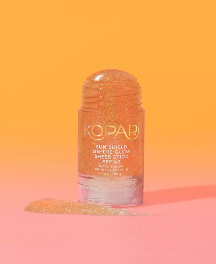 Солнцезащитный крем Sun Shield On-The-Glow Sheer Stick SPF 40, 1 унция Kopari Beauty — фото 2