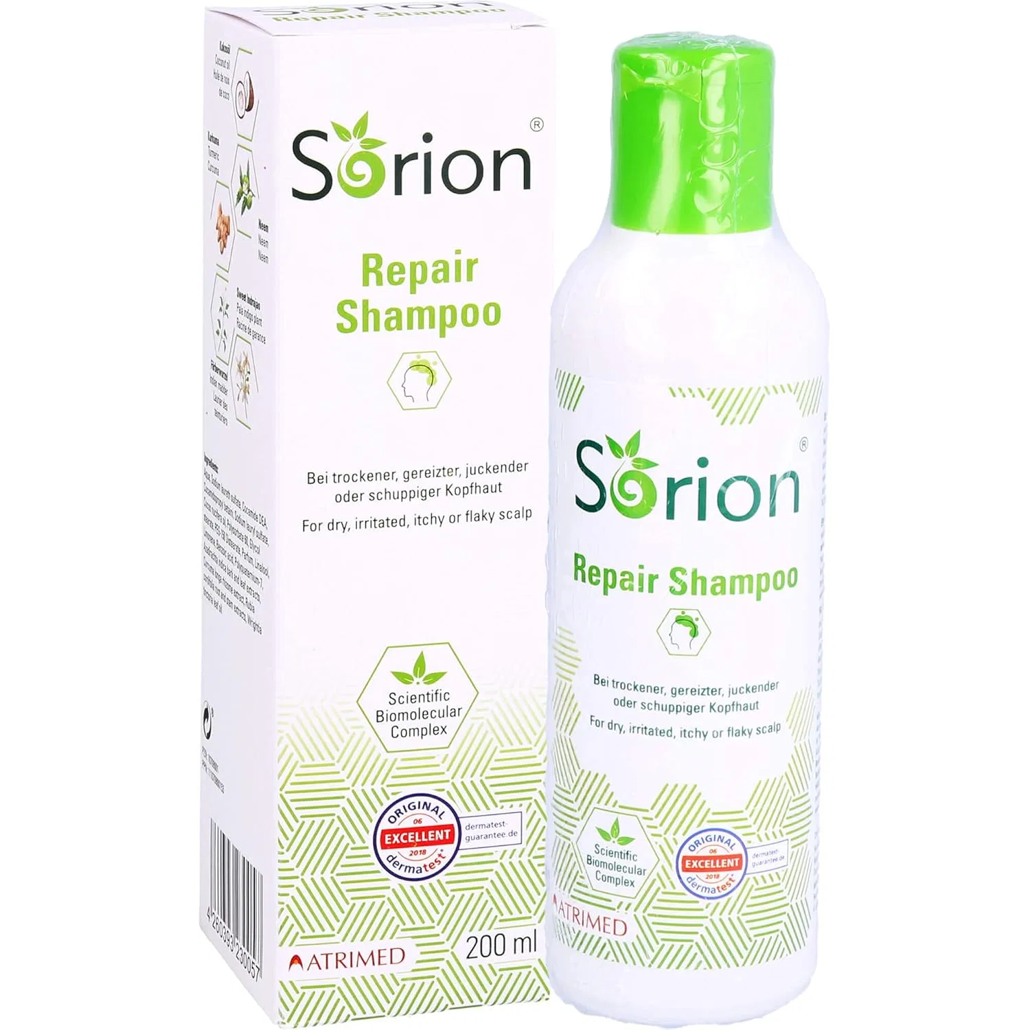 Шампунь Sorion для кожи головы при псориазе и экземе 200 мл Sorion — фото 3