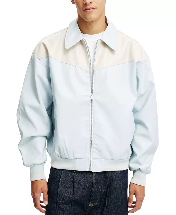 

Мужская ковбойская куртка с длинным рукавом COTTON ON, синий