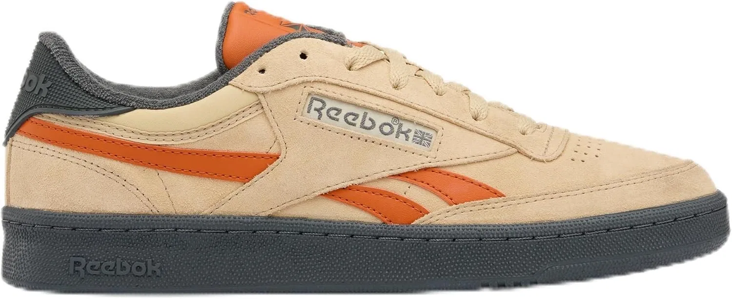 Кроссовки Reebok Unisex Club C Revenge Vintage, Simplebeige Grey5 Rust Orange