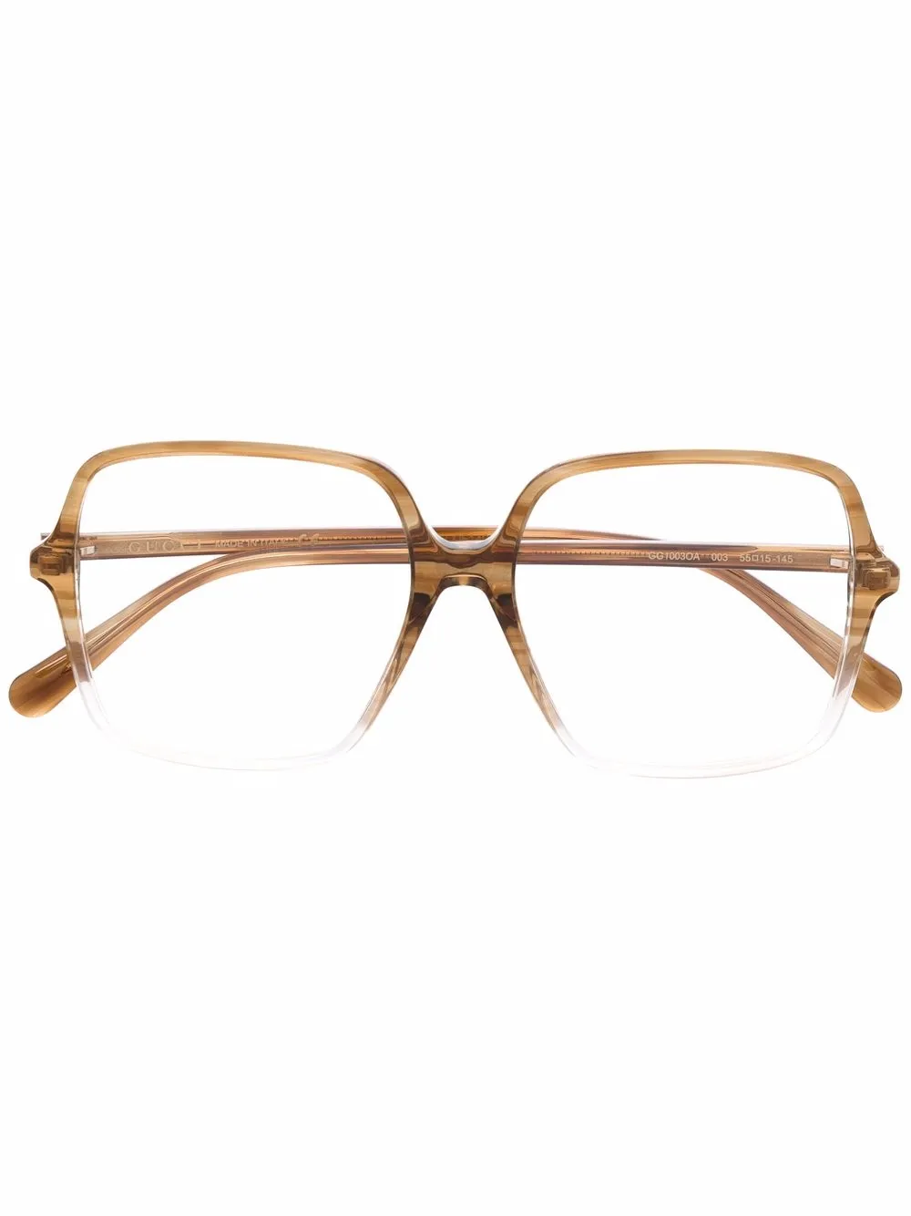 

Очки в квадратной оправе Gucci Eyewear, нейтральный