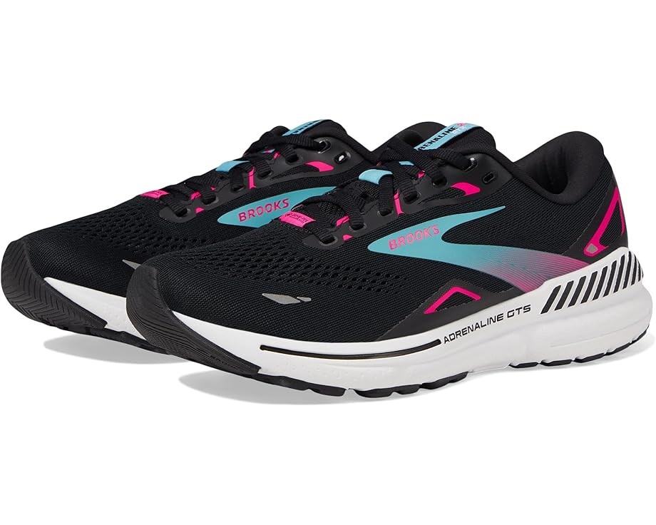 

Кроссовки Brooks Adrenaline GTS 23 GTX, цвет Black/Knockout Pink/Aqua