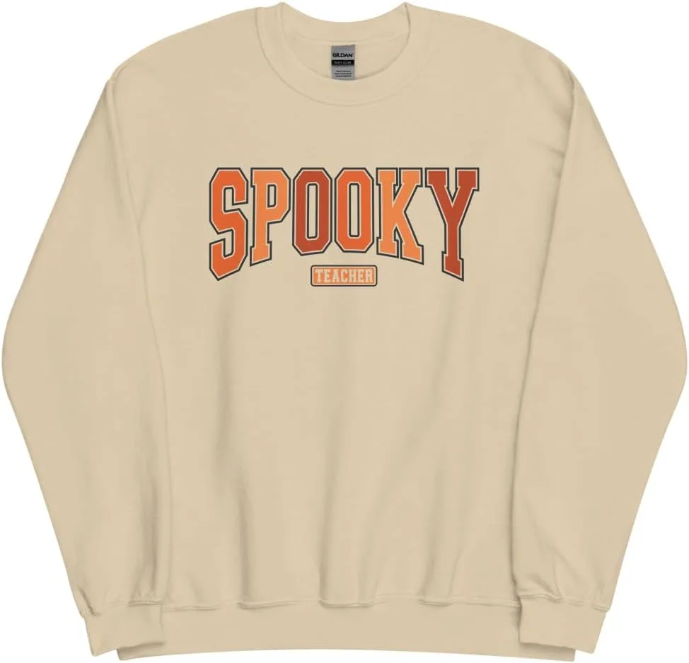 Свитшот Spooky Teacher для Хэллоуина