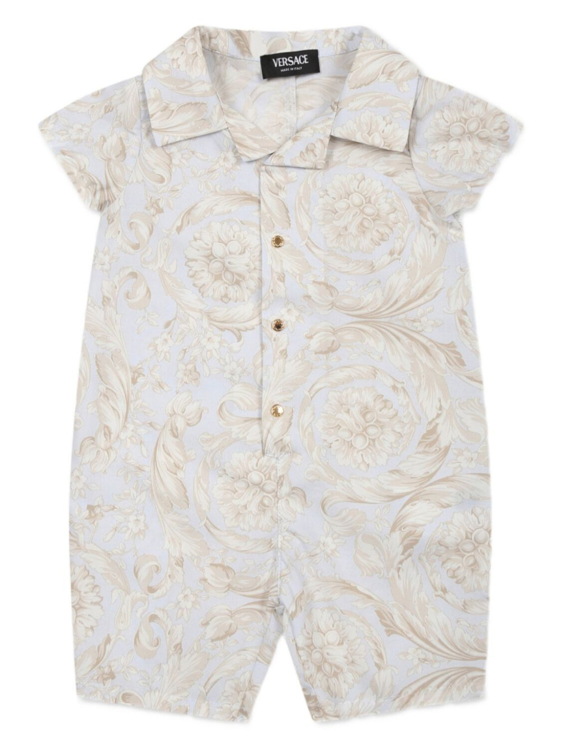 

Versace Kids ромпер с принтом, синий