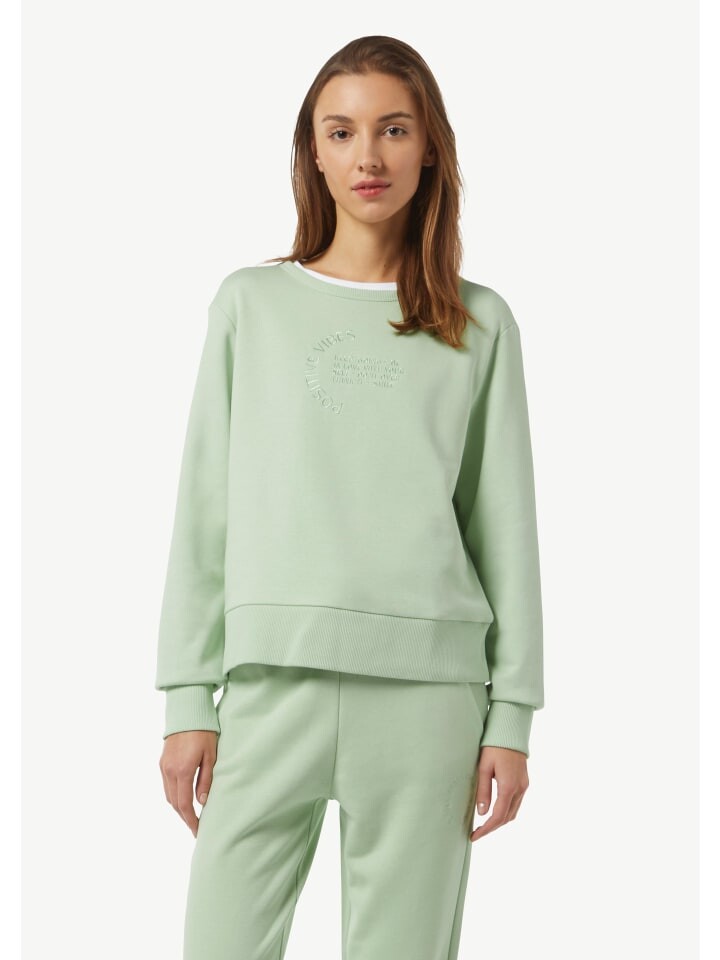 

Толстовка comma CI Sweatshirt langarm, зеленый