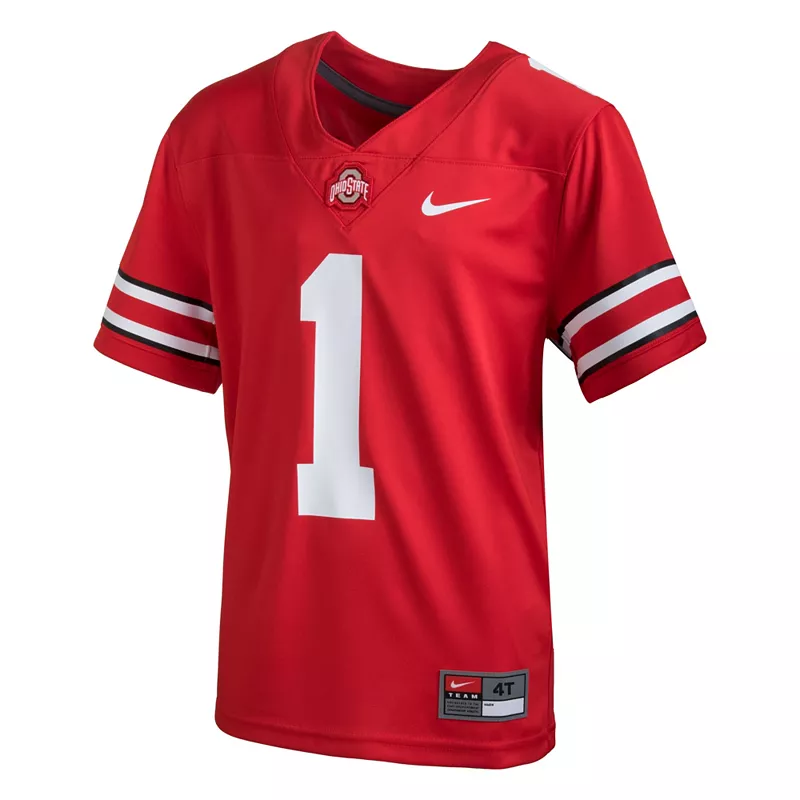 

Футбольная майка Nike Toddler Ohio State Buckeyes Scarlet Replica